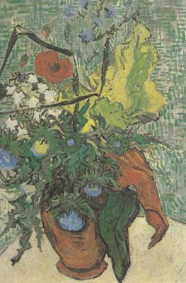 Vincent Van Gogh Wild Flowers and Thistles in a Vase (nn04)